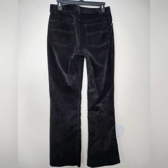 J. Jill Women's Black Stretch Corduroy Pants Sz 6 High Rise Straight Leg - Picture 12 of 12
